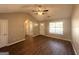 Inviting living room with wood floors, lots of natural light and front door view at 315 Breezy Hill Walk, Stockbridge, GA 30281