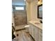 Beautifully renovated bathroom featuring a tiled shower and stylish vanity at 4941 Old Atlanta Rd, Hampton, GA 30228