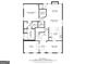 First floor plan includes primary bedroom, living room, kitchen, dining room and office with dimensions at 4654 Liberty Square Dr, Acworth, GA 30101