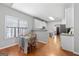 Cozy eat-in kitchen featuring sleek appliances and ample natural light at 4654 Liberty Square Dr, Acworth, GA 30101