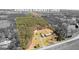 Aerial view of property highlighting estimated property lines on wooded lot at 275 S Bethany Rd, Mcdonough, GA 30252