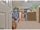 Spacious basement featuring ample storage, shelving, and a cozy atmosphere at 170 Habersham Dr, Fayetteville, GA 30214