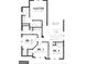 Second floor plan featuring the Primary suite and bedrooms 2, 3 and 4 at 102 Neal Ave, Stockbridge, GA 30281