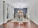 Elegant dining room with a modern chandelier and stylish decor at 676 Mcbride Rd, Fayetteville, GA 30215