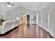 Spacious living room with high ceilings, hardwood floors, and natural light at 676 Mcbride Rd, Fayetteville, GA 30215