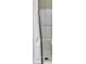 Detail of a shower area with a white shower curtain and tiled walls at 676 Mcbride Rd, Fayetteville, GA 30215