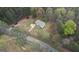 Aerial view of a home surrounded by trees with a long driveway and road frontage at 1910 Reese Rd, Rutledge, GA 30663