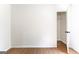 Bedroom with hardwood floors and open closet at 2145 Venesa Cir, Austell, GA 30168