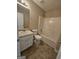 A bathroom with a shower and toilet at 1222 Snapping Shoals Rd, Mcdonough, GA 30252