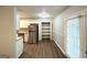 Modern kitchen with stainless steel appliances, granite countertops, and ample cabinet space at 6635 Hidden Brook Trl, South Fulton, GA 30349