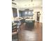 Well-appointed kitchen featuring an island with seating, modern appliances, and stylish cabinetry at 3620 Pickeral St, Fairburn, GA 30213