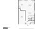 Layout of the home's first floor includes a kitchen, dining area, living room, garage, bathroom and entry foyer at 312 Silver Fox Trl, Dallas, GA 30157