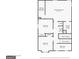 The second floor layout of the home includes primary bedroom, bathroom, bedrooms, laundry room, closets and bathroom at 312 Silver Fox Trl, Dallas, GA 30157