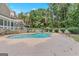 Beautiful in-ground pool and patio area for outdoor entertaining and relaxation at 157 Glen Eagle Way, Mcdonough, GA 30253