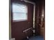 Unfinished basement area with window and visible pipes at 6521 King William Dr, Morrow, GA 30260