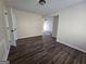 View of bedroom featuring hardwood floors, fan, and neutral walls at 1857 Oak Hill Springs Blvd, Lithonia, GA 30058