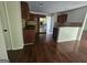 Well-equipped kitchen with stainless steel appliances, granite countertops, and hardwood floors at 1857 Oak Hill Springs Blvd, Lithonia, GA 30058