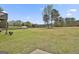 Expansive backyard with lush green grass and mature trees offering ample space for outdoor activities at 198 Crestwood Rd, Tyrone, GA 30290
