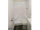 Modern bathroom featuring a white stand-up shower and stylish fixtures at 1172 Sheffield Ct, Jonesboro, GA 30238