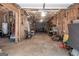 Unfinished basement with exposed framework, offering potential for customization and storage at 500 Hayfield Ct, Locust Grove, GA 30248