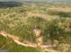 A distant overhead view reveals the property's secluded placement amongst thick woods at 133 Springer Rd, Whitesburg, GA 30185