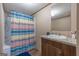 Functional bathroom with a tub, shower, vanity, and a bright, clean design at 133 Springer Rd, Whitesburg, GA 30185