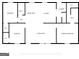 Schematic floor plan outlining room dimensions and home layout at 133 Springer Rd, Whitesburg, GA 30185