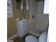 This bathroom features a standard shower and single vanity at 1217 Dove Ct, Morrow, GA 30260