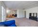 Spacious finished basement with plush carpeting, recessed lighting, and an entertainment area at 2032 Stonewick Ct, Lawrenceville, GA 30043