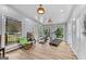 Sunroom with fitness equipment and lots of windows at 1721 Telfair Chase Way, Lawrenceville, GA 30043