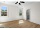 Bedroom with two windows and an ensuite bathroom at 5265 Brookhollow Dr, Douglasville, GA 30135