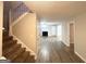 Spacious living room features hardwood floors, fireplace, and natural light at 2940 Highland Hill Pkwy, Douglasville, GA 30135