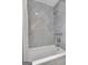 Modern bathroom featuring a luxurious marble shower at 619 E Pelham Ne Rd, Atlanta, GA 30324