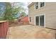 Exterior patio is perfect for outdoor gatherings and relaxation at 909 Chapman Cir, Stone Mountain, GA 30088