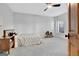 Bedroom featuring neutral walls and carpet with a lightly decorated bed at 504 Telfair Park, Peachtree City, GA 30269