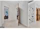 Hallway with doorway views to the office, guest bath, and main bathroom at 504 Telfair Park, Peachtree City, GA 30269
