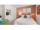 Charming bedroom featuring a cozy bed, stylish decor, and a serene atmosphere at 566 Silver Moon Drive # 21, Loganville, GA 30052