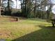 Expansive backyard with mature trees offering shade and greenery at 3249 E Stratton Ln, Scottdale, GA 30079