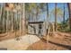 View of shed with double doors at 1744 Elks Club Rd, Covington, GA 30014
