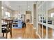 Spacious kitchen with stainless steel appliances, central island, and white cabinetry at 100 Smokerise Trce, Peachtree City, GA 30269