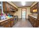 Kitchen with wood cabinets and view to dining room at 204 Mitchell Rd, Fayetteville, GA 30214