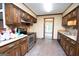 Kitchen with stainless steel oven and view to dining room at 204 Mitchell Rd, Fayetteville, GA 30214