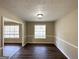 Dining room boasts vinyl flooring and lots of natural light at 4992 Needle Knob Ct, Lithonia, GA 30038