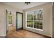 Bright office area with a sliding door and a view of the backyard at 9591 Teal Ter, Jonesboro, GA 30238