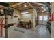 Basement workshop with workbench, tools, and space for projects at 325 Sidney Ln, Fayetteville, GA 30215