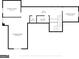 Floor plan showcasing the basement level with a recreation room, office/flex spaces, and a full bath at 176 Butler Rd, Brooks, GA 30205