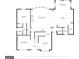 Layout of the home's first floor, including the kitchen, living room, bedrooms, and bathrooms at 176 Butler Rd, Brooks, GA 30205
