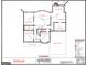 Schematic plan of the basement area, with areas marked 'unfinished' along with electrical and lighting symbols at 176 Butler Rd, Brooks, GA 30205