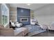 Stylish living room featuring a modern fireplace, built-in shelves, and comfortable seating at 176 Butler Rd, Brooks, GA 30205