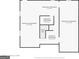 Floor plan illustrating the unfinished basement with multiple rooms and stair access at 5296 Golfcrest Cir, Stone Mountain, GA 30088